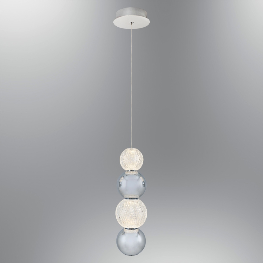 LED Viseća lampa CREMONA LED/7W/230V 3000K matni krom