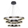 LED Viseća lampa JESI LED/99W/230V 3000K promjer 100 cm srebrna