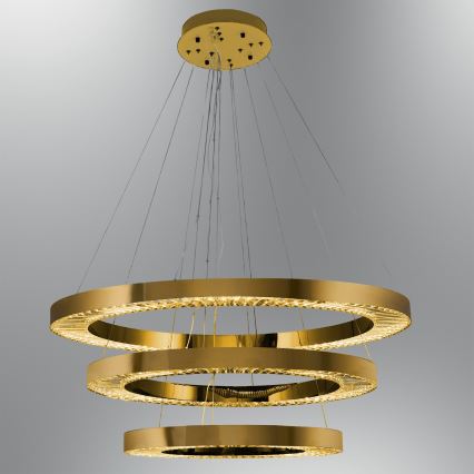 LED viseća lampica JESI LED/99W/230V 3000K 100 cm brončana