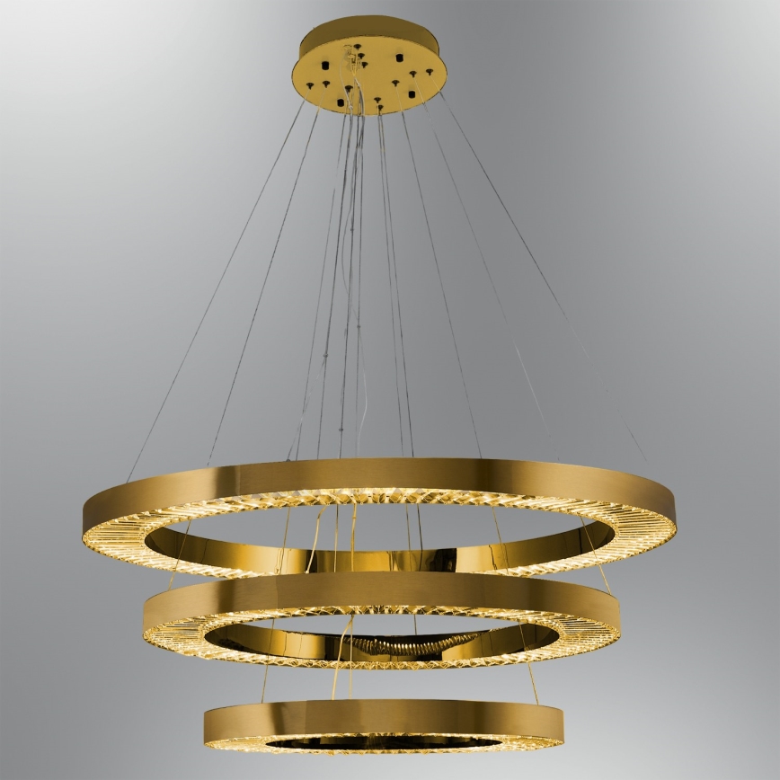 LED viseća lampica JESI LED/99W/230V 3000K 100 cm brončana