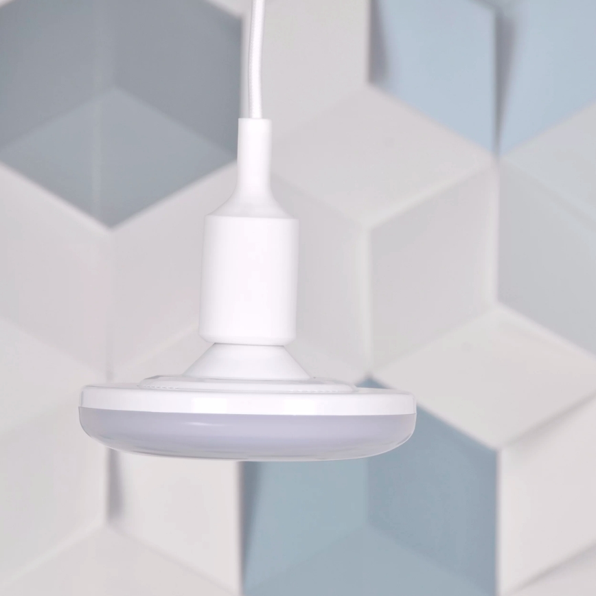 LED Viseća svjetiljka KIKI 1xE27/10W/230V bijela