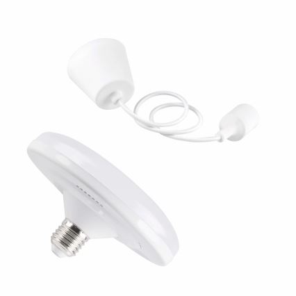 LED Viseća svjetiljka KIKI 1xE27/10W/230V bijela
