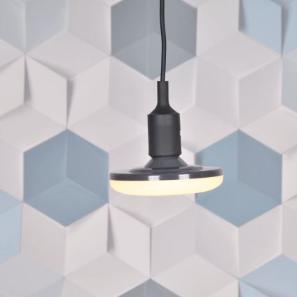 LED Viseća svjetiljka KIKI 1xE27/10W/230V crno
