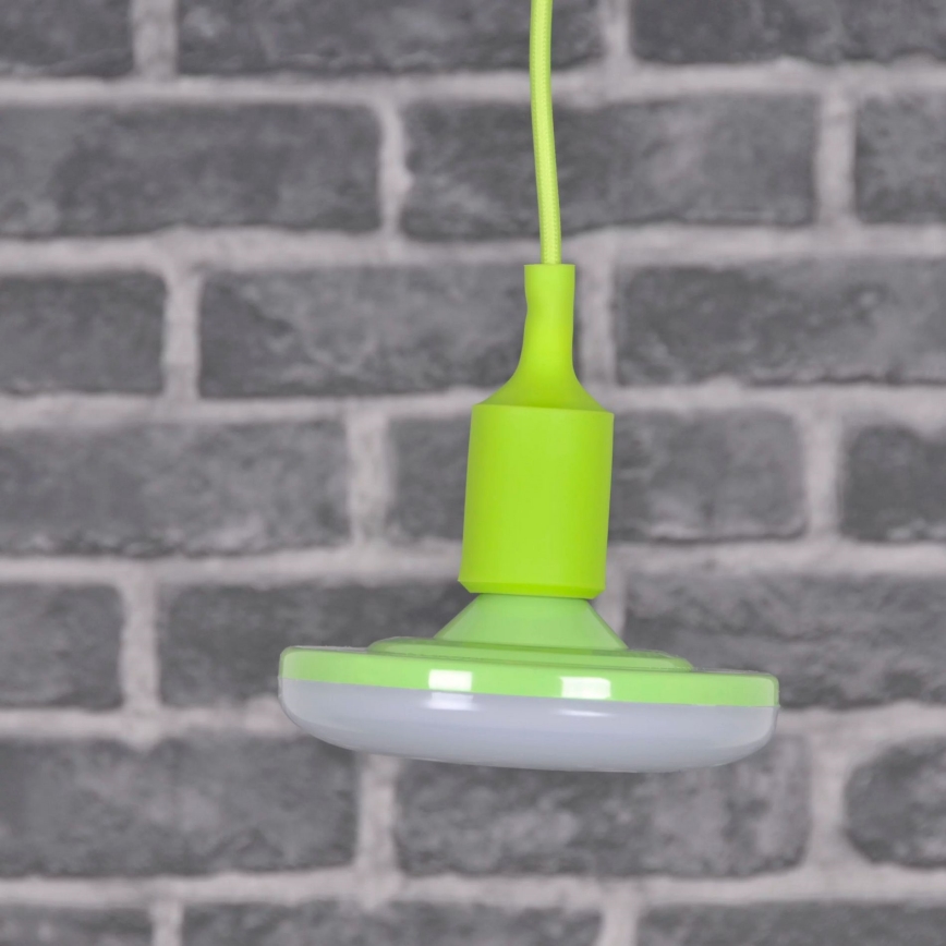 LED Viseća svjetiljka KIKI 1xE27/10W/230V zeleno
