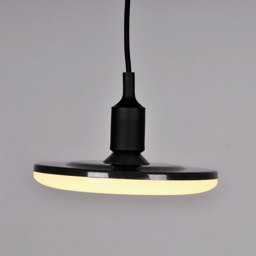 LED Viseća svjetiljka KIKI 1xE27/15W/230V crno