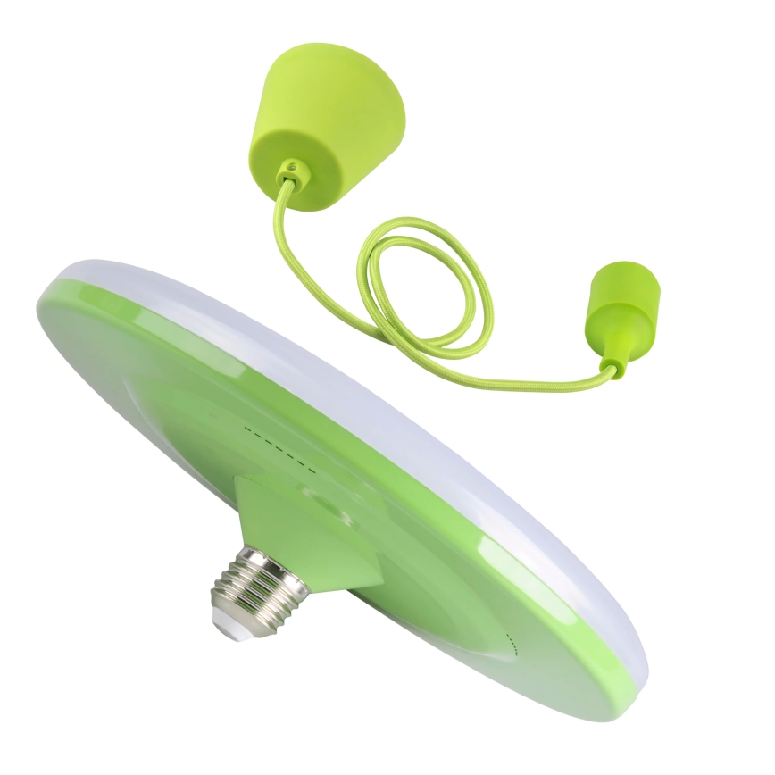 LED Viseća svjetiljka KIKI 1xE27/15W/230V zeleno