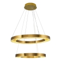 LED Viseći luster JESI LED/140W/230V 3000K 100 cm brončani