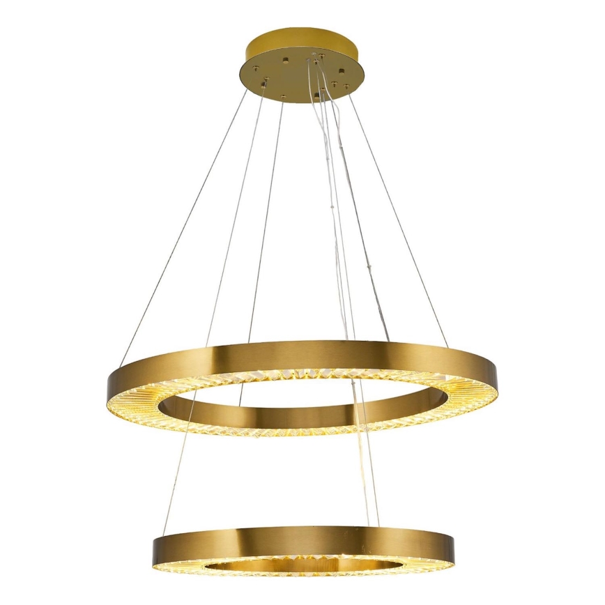 LED Viseći luster JESI LED/140W/230V 3000K 100 cm brončani