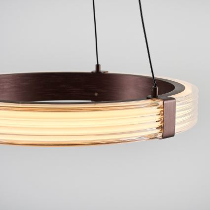 LED Viseći luster JESI LED/2W/230V 3000K smeđi