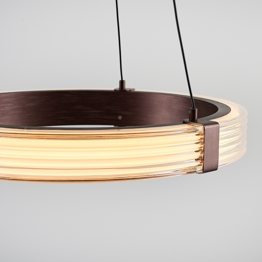 LED Viseći luster JESI LED/2W/230V 3000K smeđi