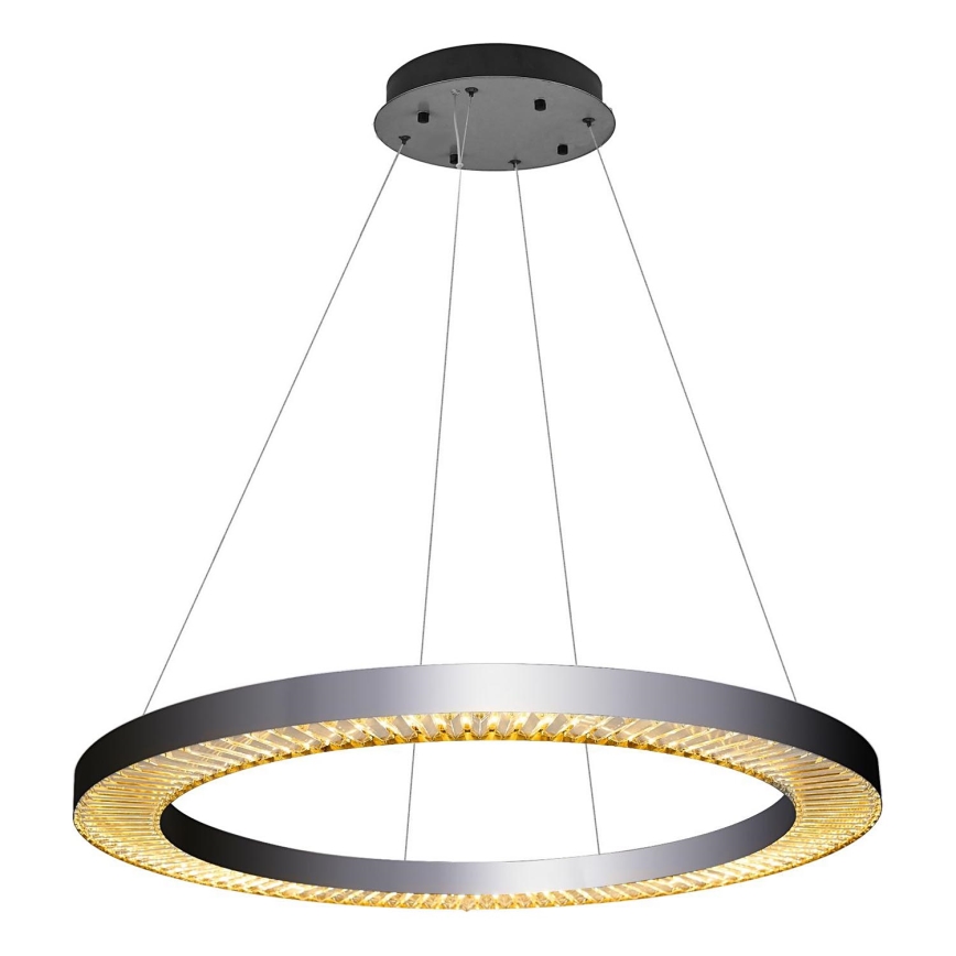 LED Viseći luster JESI LED/90W/230V 3000K 100 cm srebrni