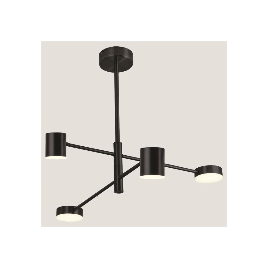 LED Viseći luster LED/24W/230V 3000K crna