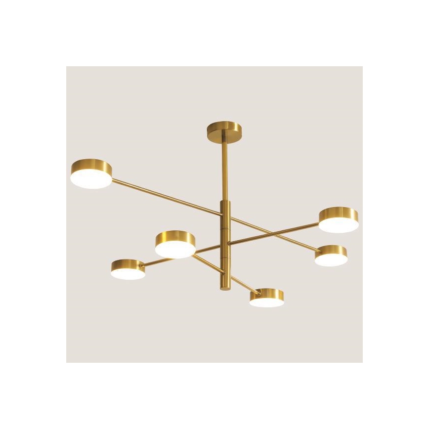 LED Viseći luster LED/30W/230V 3000K zlatna