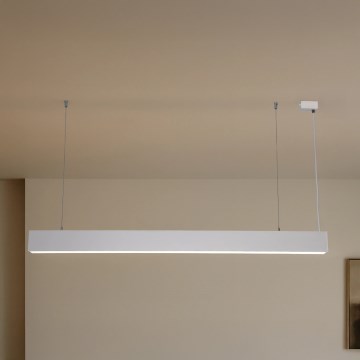 LED viseći luster na sajli LED/55W/230V 3000/4000/6500K 120 cm bijela