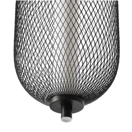 LED viseći luster na sajli PUMA LED/10W/230V pr. 15 cm crna