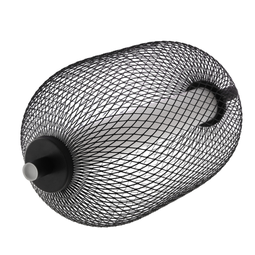 LED viseći luster na sajli PUMA LED/10W/230V pr. 15 cm crna