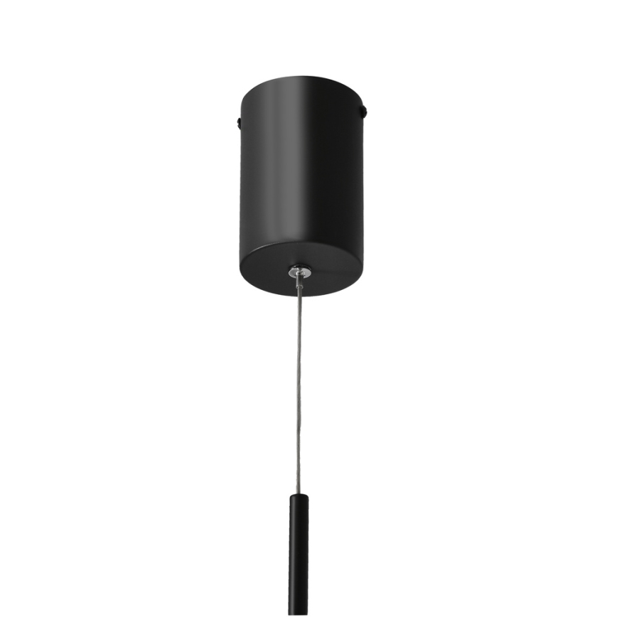 LED viseći luster na sajli PUMA LED/10W/230V pr. 15 cm crna