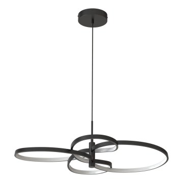 LED viseći luster na sajli RIBBON LED/37W/230V 4000K crna