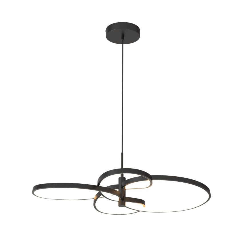 LED viseći luster na sajli RIBBON LED/37W/230V 4000K crna