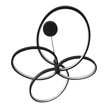 LED viseći luster na sajli RIBBON LED/37W/230V 4000K crna