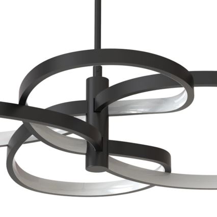 LED viseći luster na sajli RIBBON LED/37W/230V 4000K crna