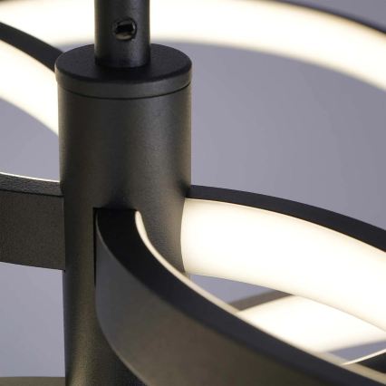 LED viseći luster na sajli RIBBON LED/37W/230V 4000K crna