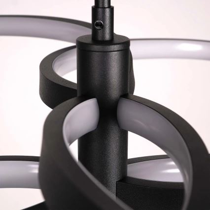 LED viseći luster na sajli RIBBON LED/37W/230V 4000K crna