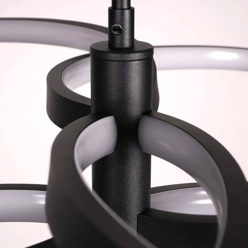 LED viseći luster na sajli RIBBON LED/37W/230V 4000K crna