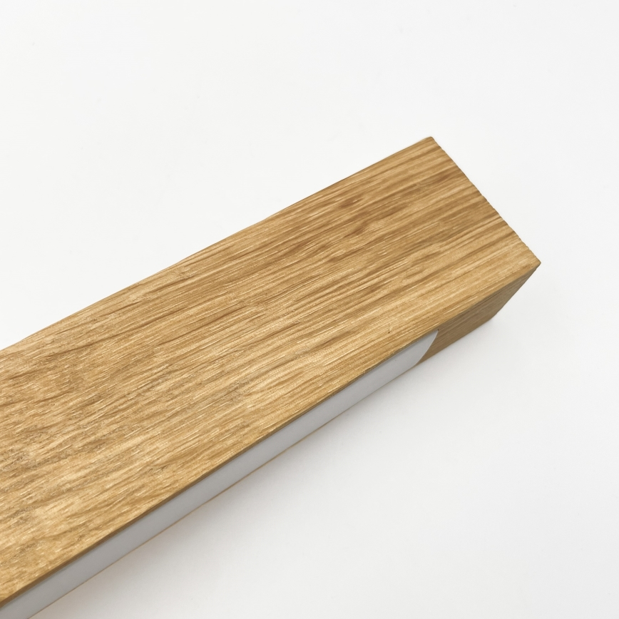 LED viseći luster VERDE na sajli, LED/18W/230V, 3000K, 106 cm, hrast