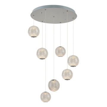 LED visića lampa CREMONA 7xLED/5W/230V 3000K mat krom