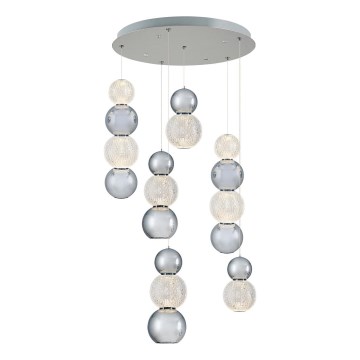 LED Visilica CREMONA LED/34W/230V 3000K matni krom