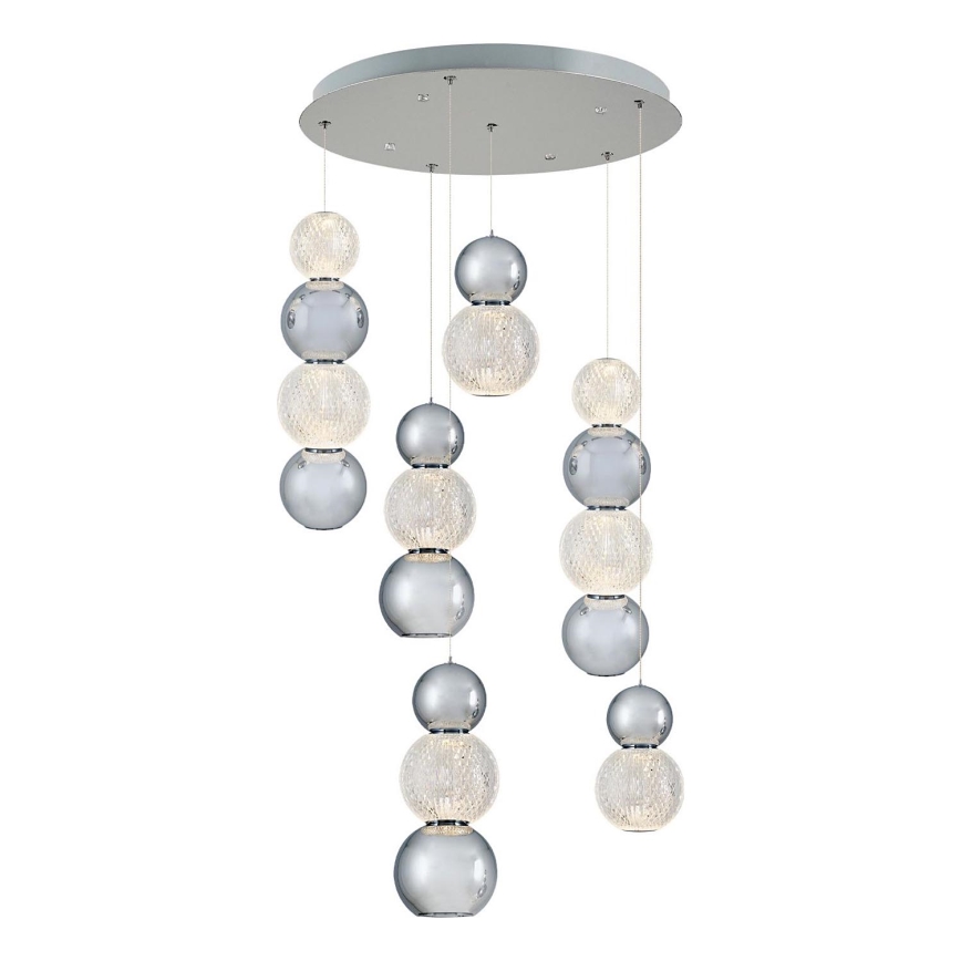 LED Visilica CREMONA LED/34W/230V 3000K matni krom