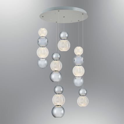 LED Visilica CREMONA LED/34W/230V 3000K matni krom