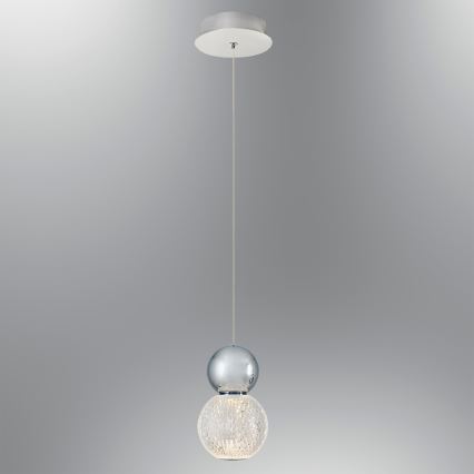 LED Visilica CREMONA LED/5W/230V 3000K matni krom
