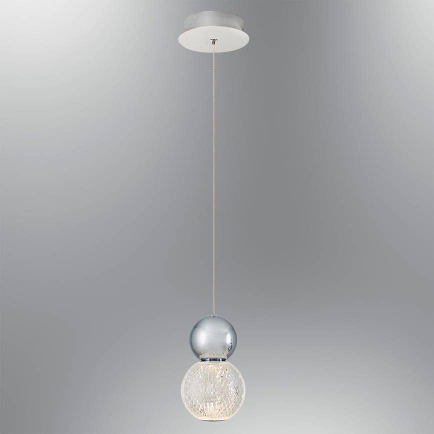 LED Visilica CREMONA LED/5W/230V 3000K matni krom