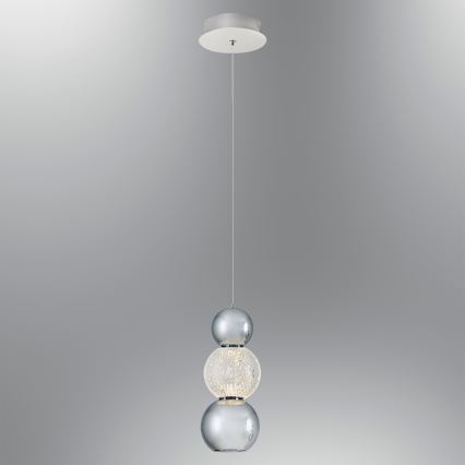 LED Visilica CREMONA LED/5W/230V 3000K matni krom