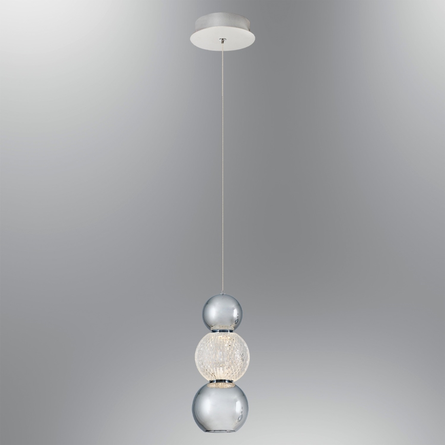 LED Visilica CREMONA LED/5W/230V 3000K matni krom