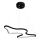 LED Visilna lampa ARTISAN LED/36W/230V 6500K crna