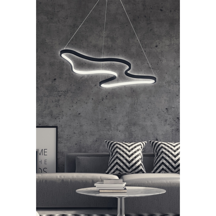 LED Visilna lampa ARTISAN LED/36W/230V 6500K crna