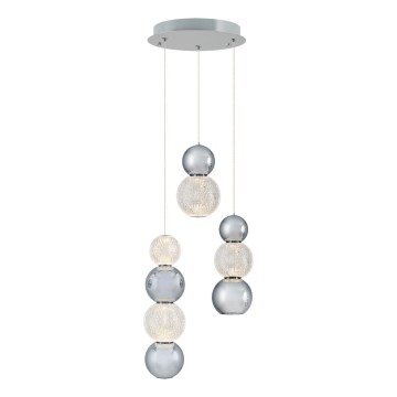 LED Visilna lampa CREMONA LED/17W/230V 3000K mat krom