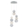 LED Visilna lampa CREMONA LED/17W/230V 3000K mat krom