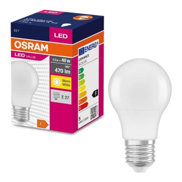 LED Žarulja A40 E27/4,9W/230V 2700K - Osram