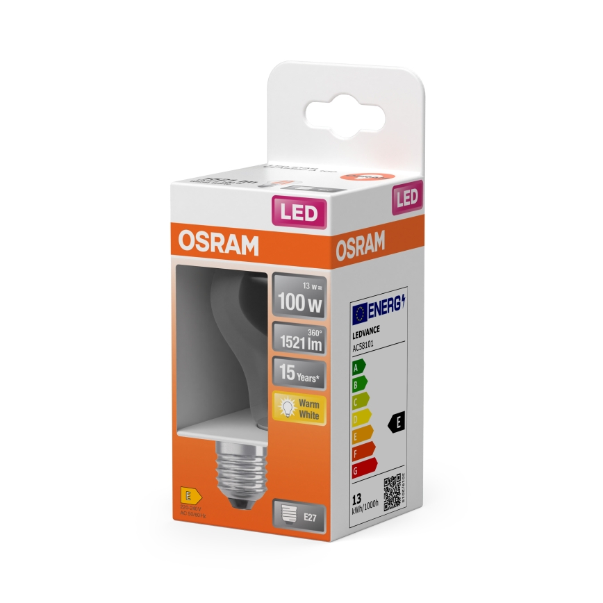 LED žarulja A60 E27/13W/230V 3000K - Osram