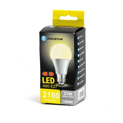 LED Žarulja A60 E27/21W/230V 4000K - Aigostar