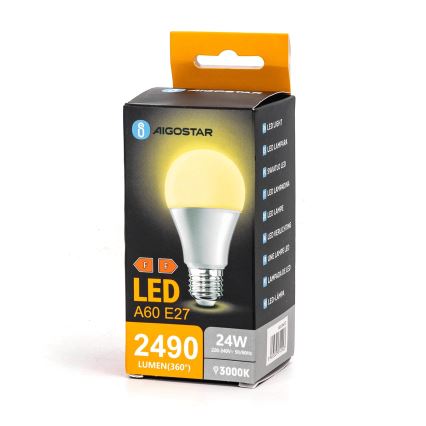 LED Žarulja A60 E27/24W/230V 3000K - Aigostar