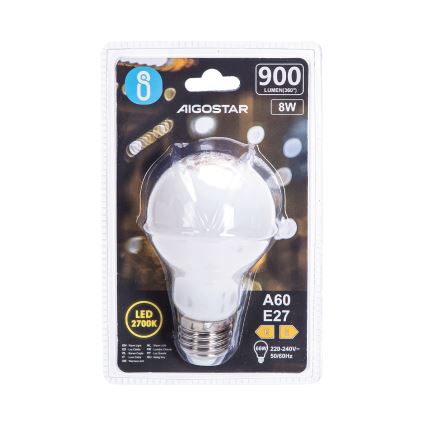 LED žarulja A60 E27/8W/230V 330° 2700K - Aigostar
