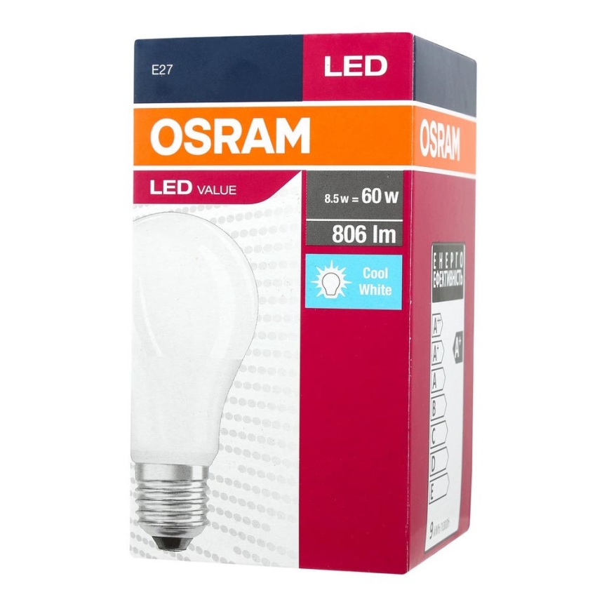 LED Žarulja A60 E27/9,5W/230V 4000K - Osram
