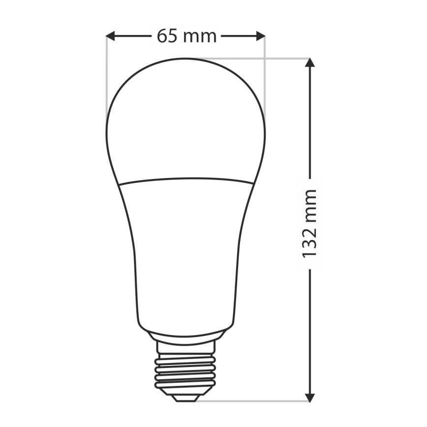 LED Žarulja A65 E27/18W/230V 4200K