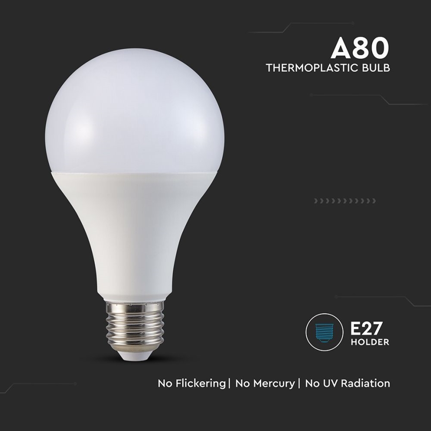 LED Žarulja A80 E27/20W/230V 3000K