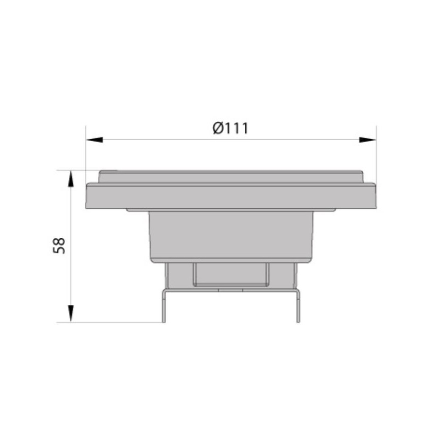 LED Žarulja AR111 G53/12W/12V 4000K